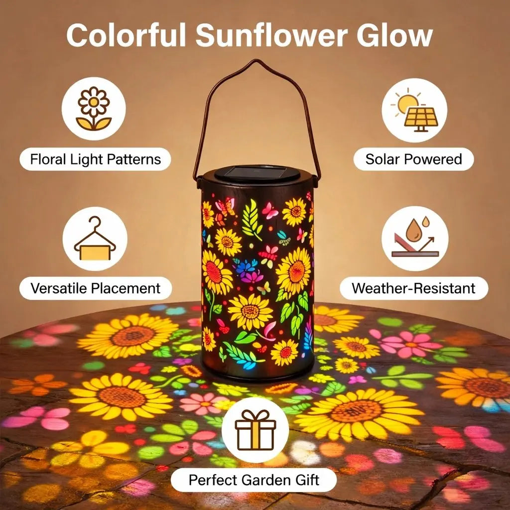 BloomLight™ – Die Kunstvolle Sonnenblumen-Solar-Laterne