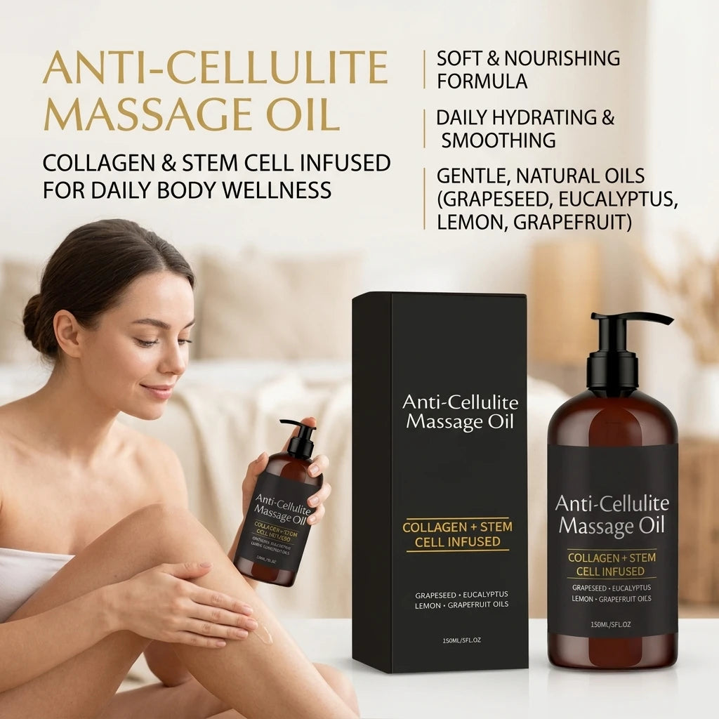 Cellumia – Anti-Cellulite Massageöl mit Kollagen