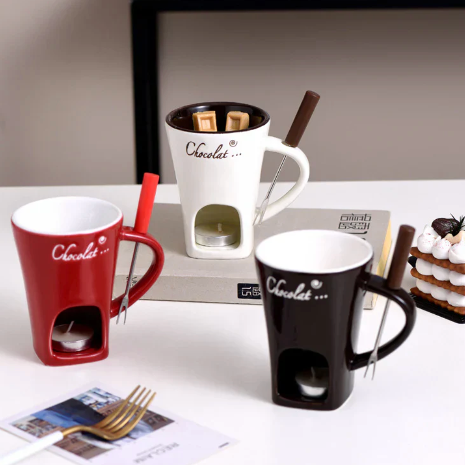 Schokoladen Fondue Becher