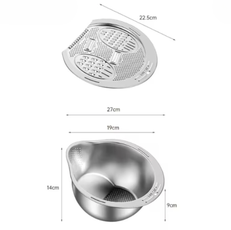 4-in-1 Küchensieb-Set - Effizient & Hygienisch