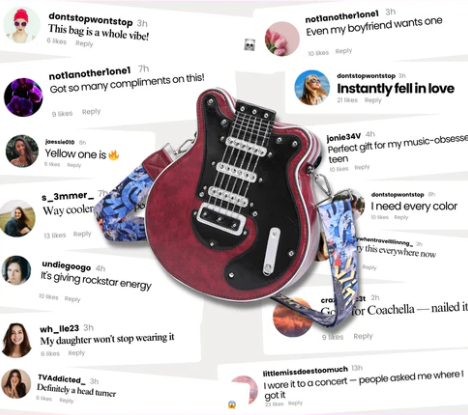 StrumStyle | Rockstar Vibes Gitarrentasche