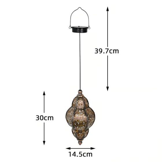 Solarleuchte im marokkanischen Stil