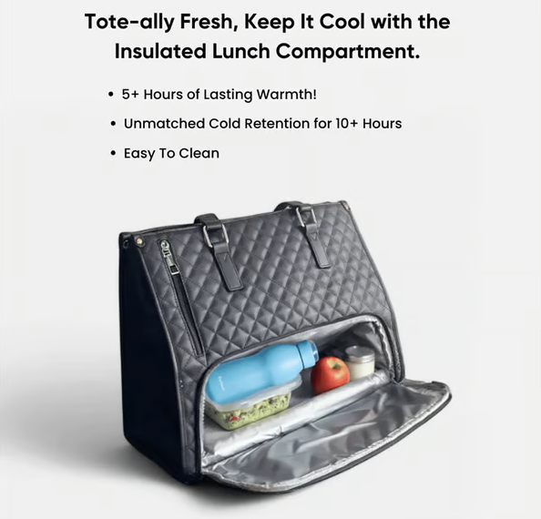 2-in-1-Kombination aus Tragetasche und Lunchbag