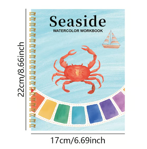 Aquarell Malbuch für Anfänger - Ruhe, Farben & Kunst