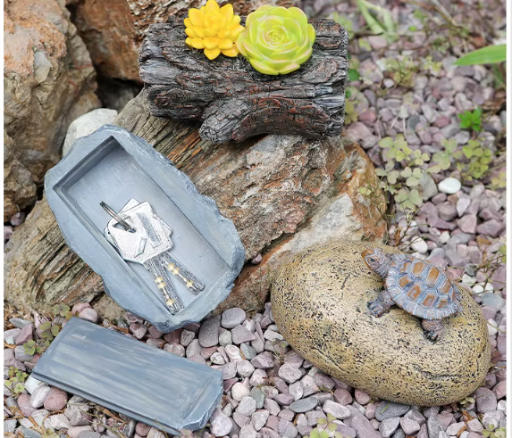 Geheim Safe Stein Schlüssel - Sicher und Versteckt