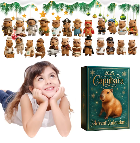 Adventskalender mit Kapibara 2025 (2D)