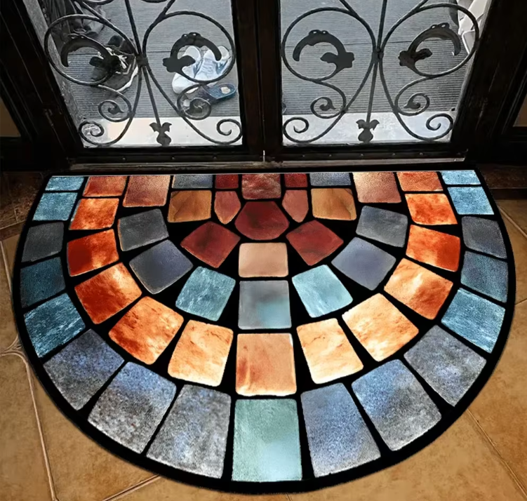 Boho-Fußmatte – rutschfest