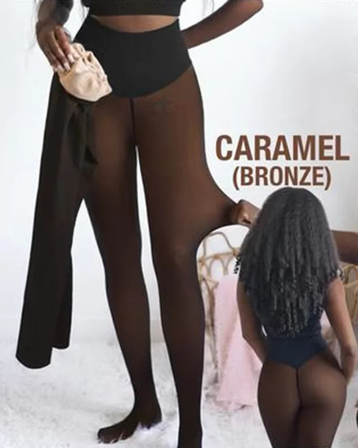 ShapeLuxe Fleece-Thermo-Leggings Farbe Caramel (Bronze)