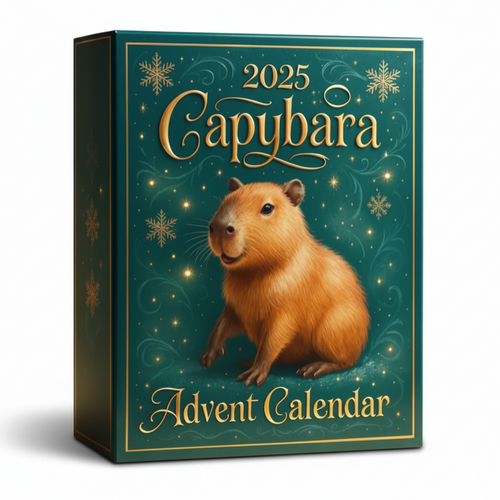 Adventskalender mit Kapibara 2025 (2D)