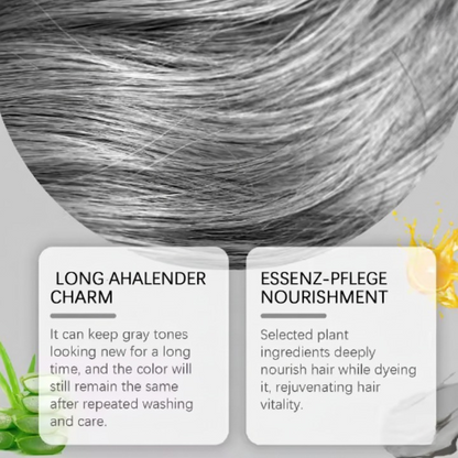 2-in-1 Natürlicher Extrakt Silberhaarfarbe