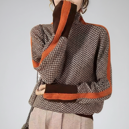 Annabel | Gestrickter Rollkragenpullover