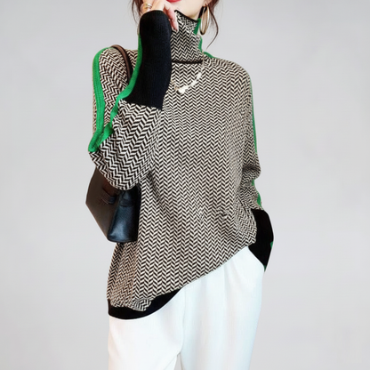 Annabel | Gestrickter Rollkragenpullover