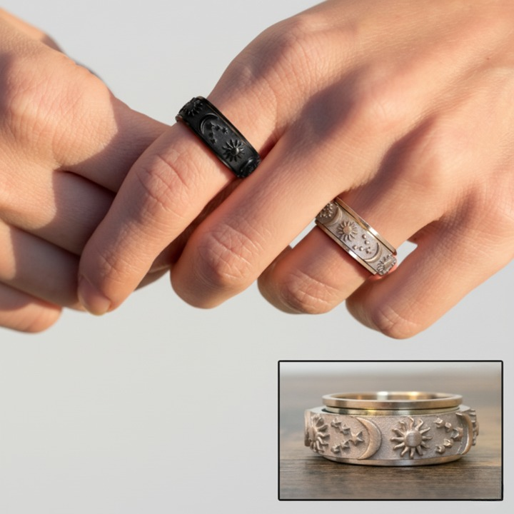 Himmel Fidget Spinner Ring