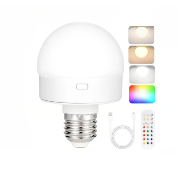 Wiederaufladbare Glühbirnen mit Fernbedienung