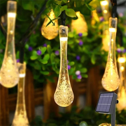 Tropfina – Solar-Lichterkette Wassertropfen