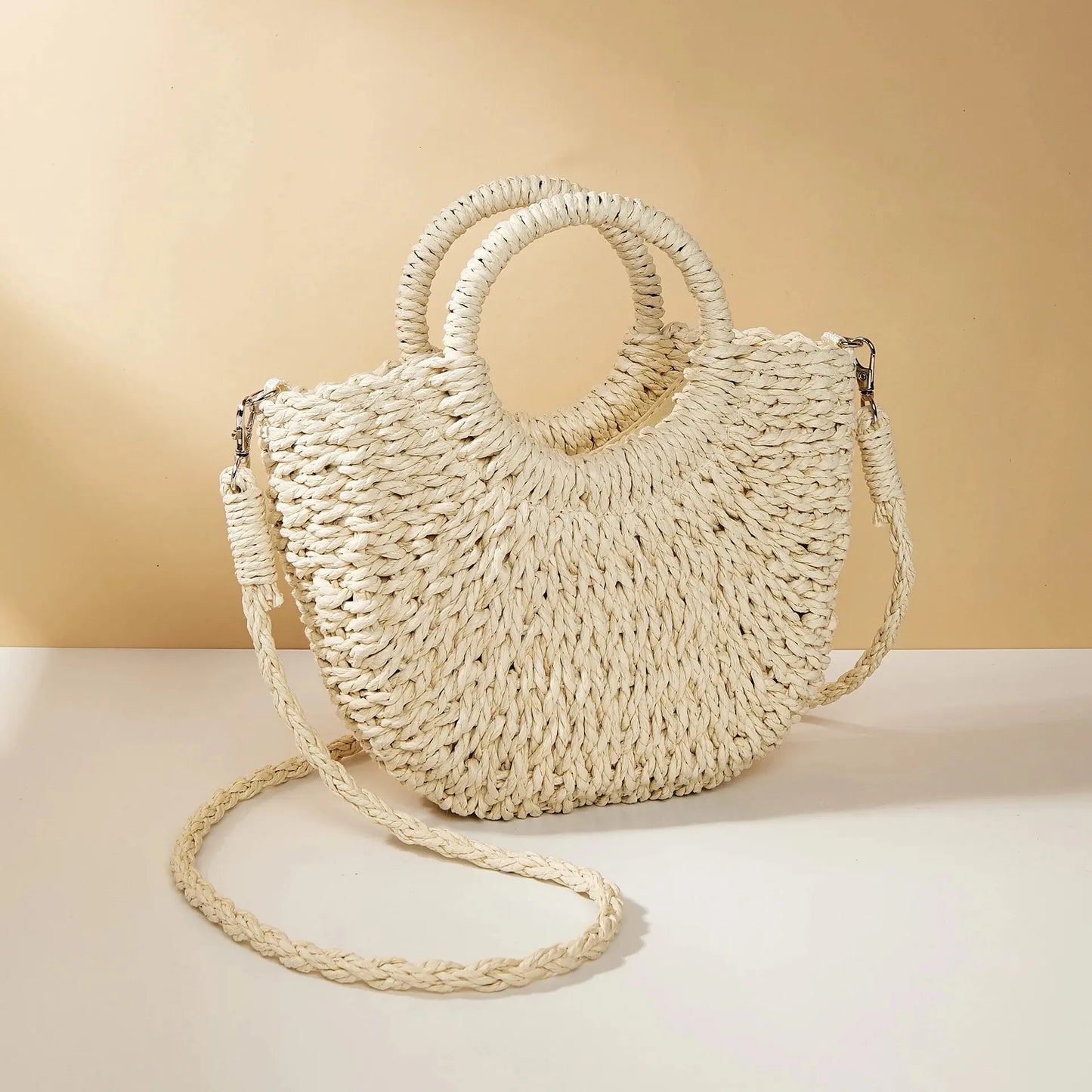 WickerLuna™ – Geflochtene Strandtasche