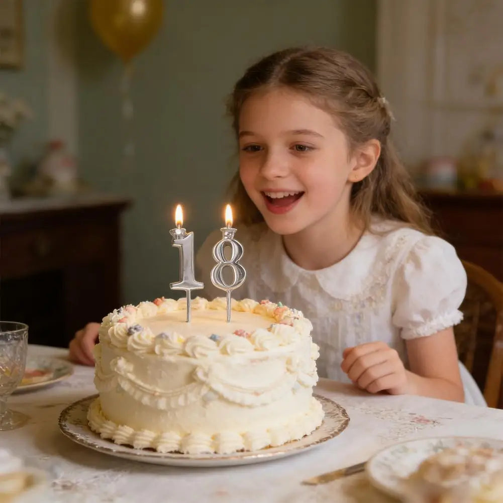 Wiederverwendbare Zahlen-Kerzenhalter