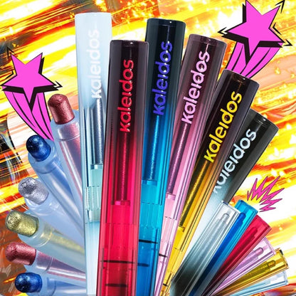 Kaleidos Automatic Gel Pencil Waterproof Eyeliner Chameleon Colour Long Wear Glitter Metallic Waterproof Eye Liner Pen Makeup