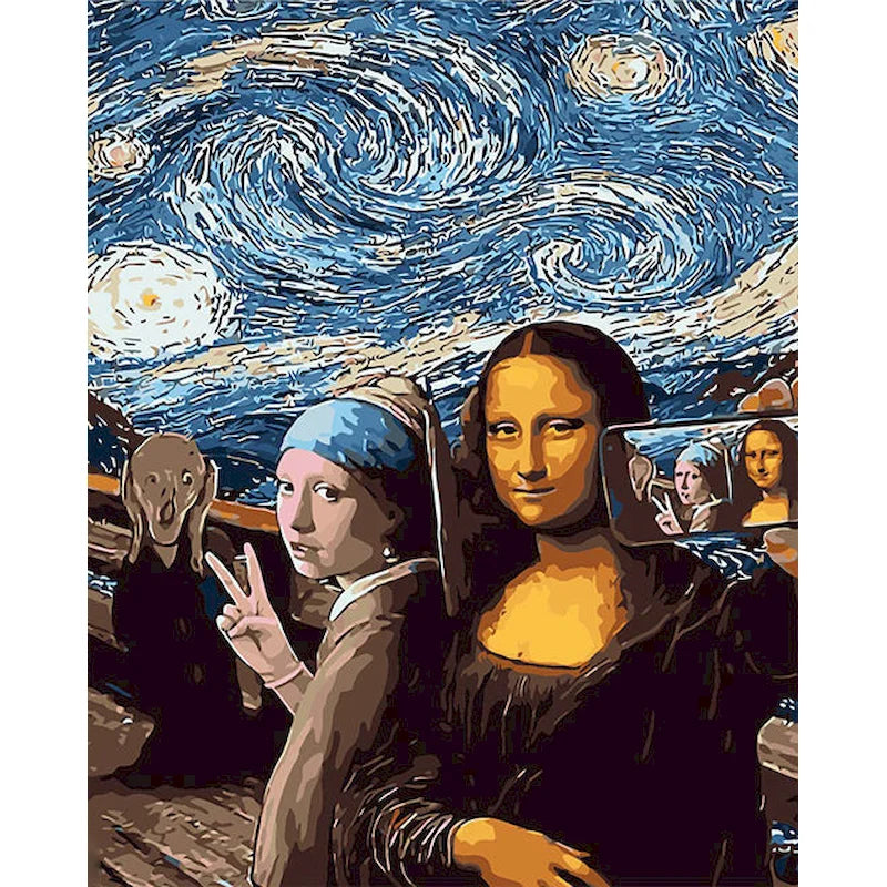 Werde zum Künstler – Malen nach Zahlen Sets