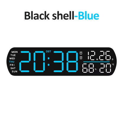 LumiTime™ RGB – Smarte 360° LED-Wanduhr mit Remote-Control