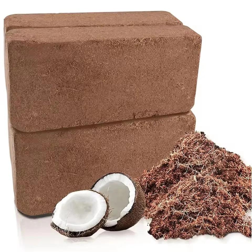 CocoGrow™ Premium – Bio-Kokoserde Ziegel (Gepresst)