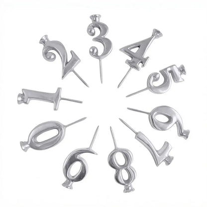 Wiederverwendbare Zahlen-Kerzenhalter