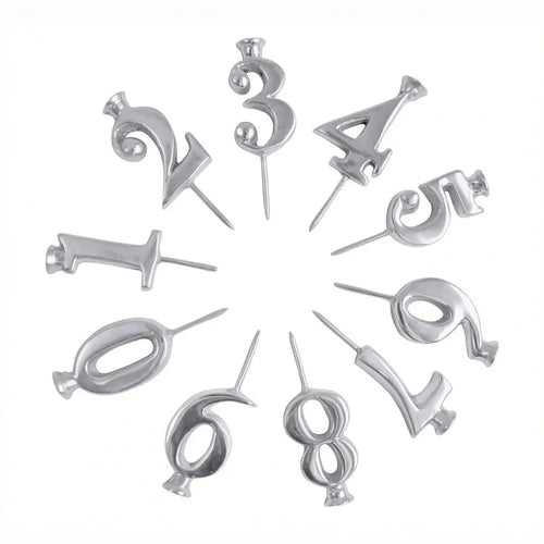 Wiederverwendbare Zahlen-Kerzenhalter