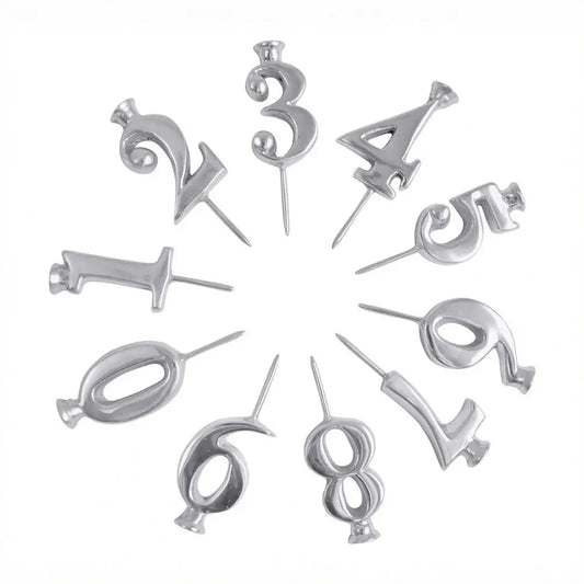 Wiederverwendbare Zahlen-Kerzenhalter