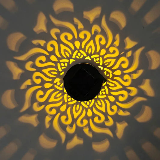 Lumeo™ Solar-Wandleuchte – Design Mandala