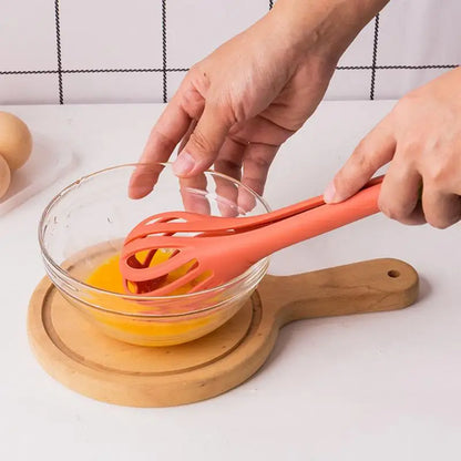 KitchenHero™ 3-in-1 – Schneebesen, Küchenzange & Greifer