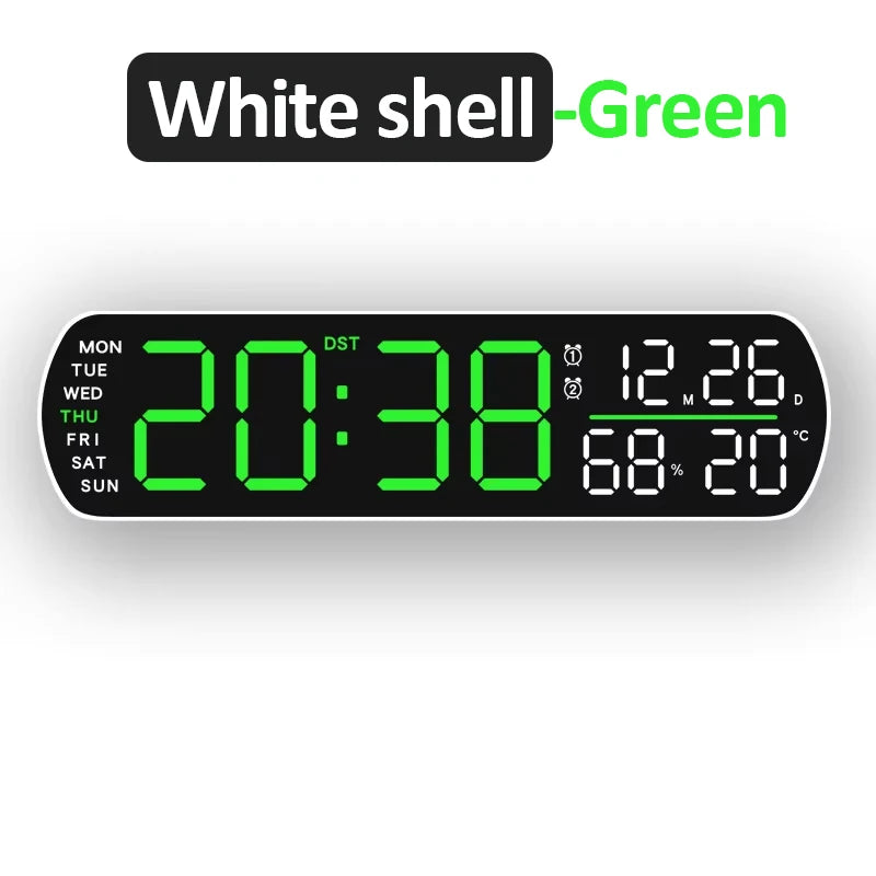 LumiTime™ RGB – Smarte 360° LED-Wanduhr mit Remote-Control