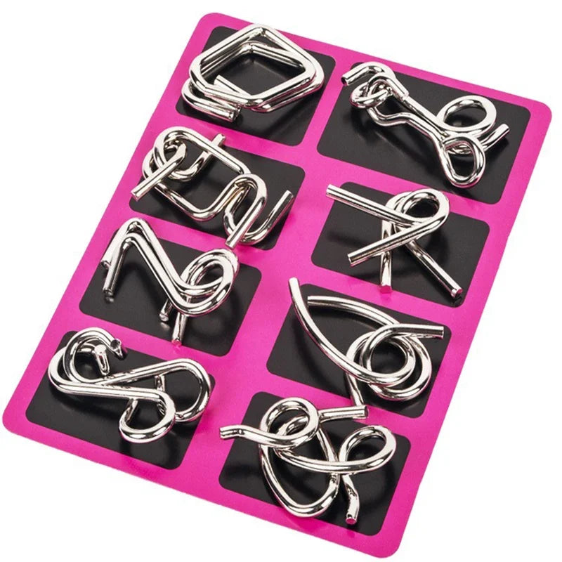 Grips – Metall-Knobelpuzzle Set (8-teilig)