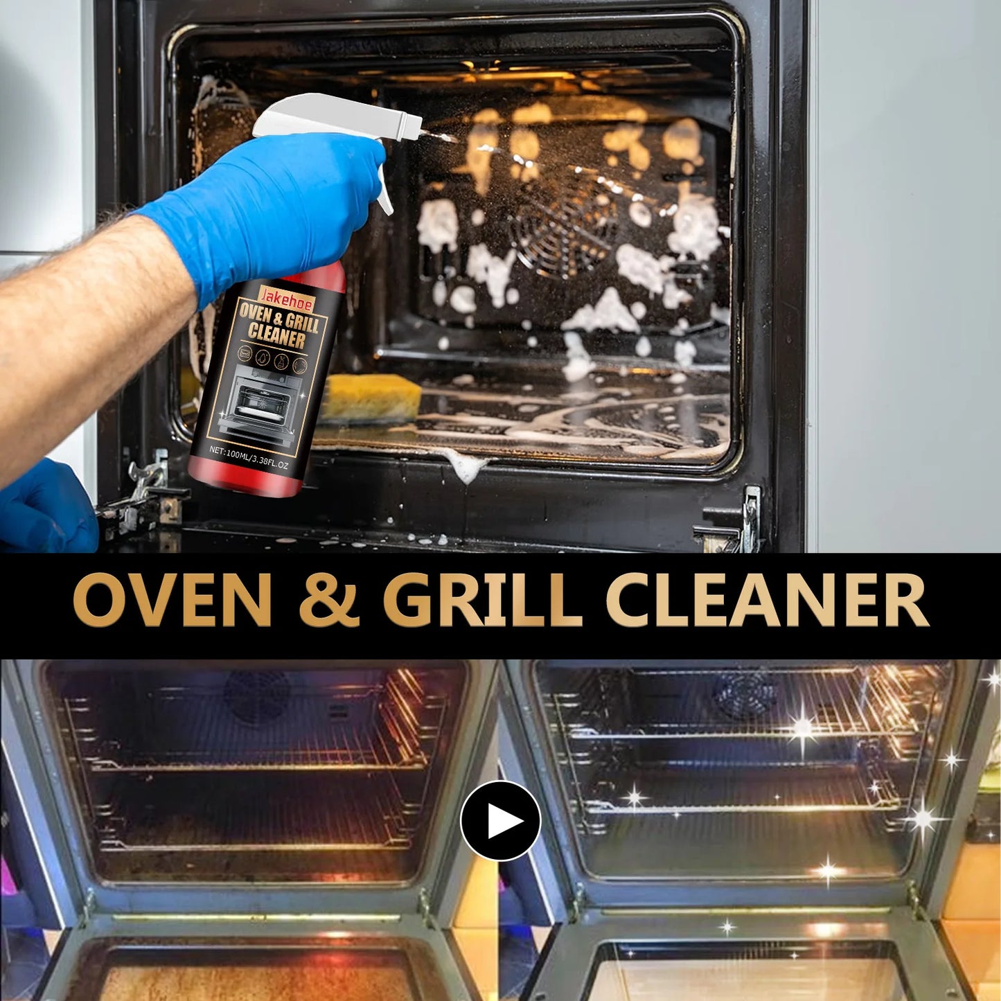 OvenGleam™ – Express-Fettlöser & Grillreiniger