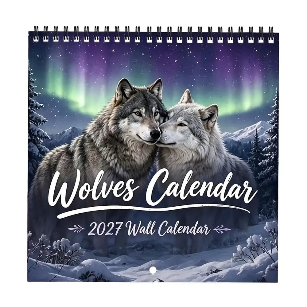 Monora Wandkalender, Design Wölfe