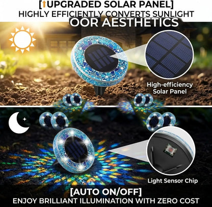 MosaicGlow™ – Solar-Gartenleuchten für Magische Abende