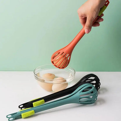 KitchenHero™ 3-in-1 – Schneebesen, Küchenzange & Greifer
