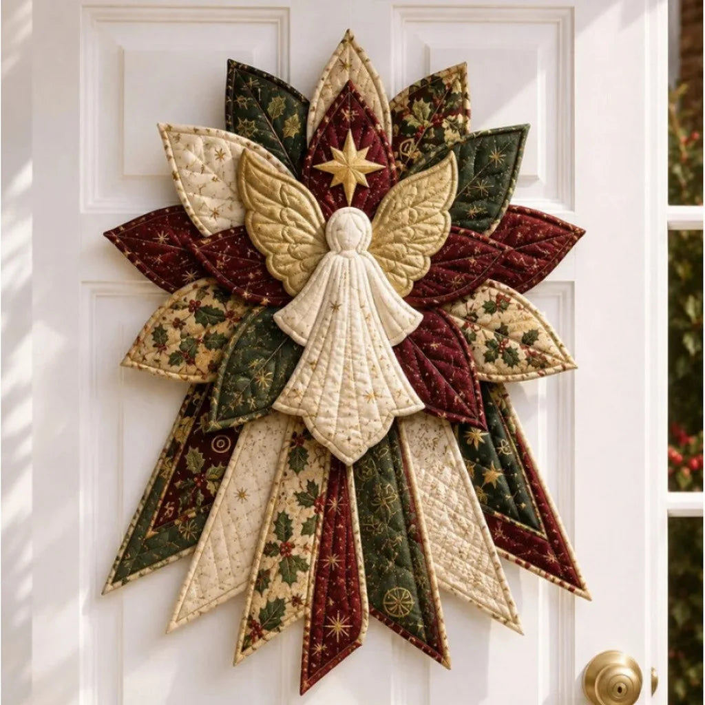 Kranzella – DIY Quilt-Kerstkranz zum Selbernähen, für die Haustür