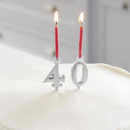 Wiederverwendbare Zahlen-Kerzenhalter