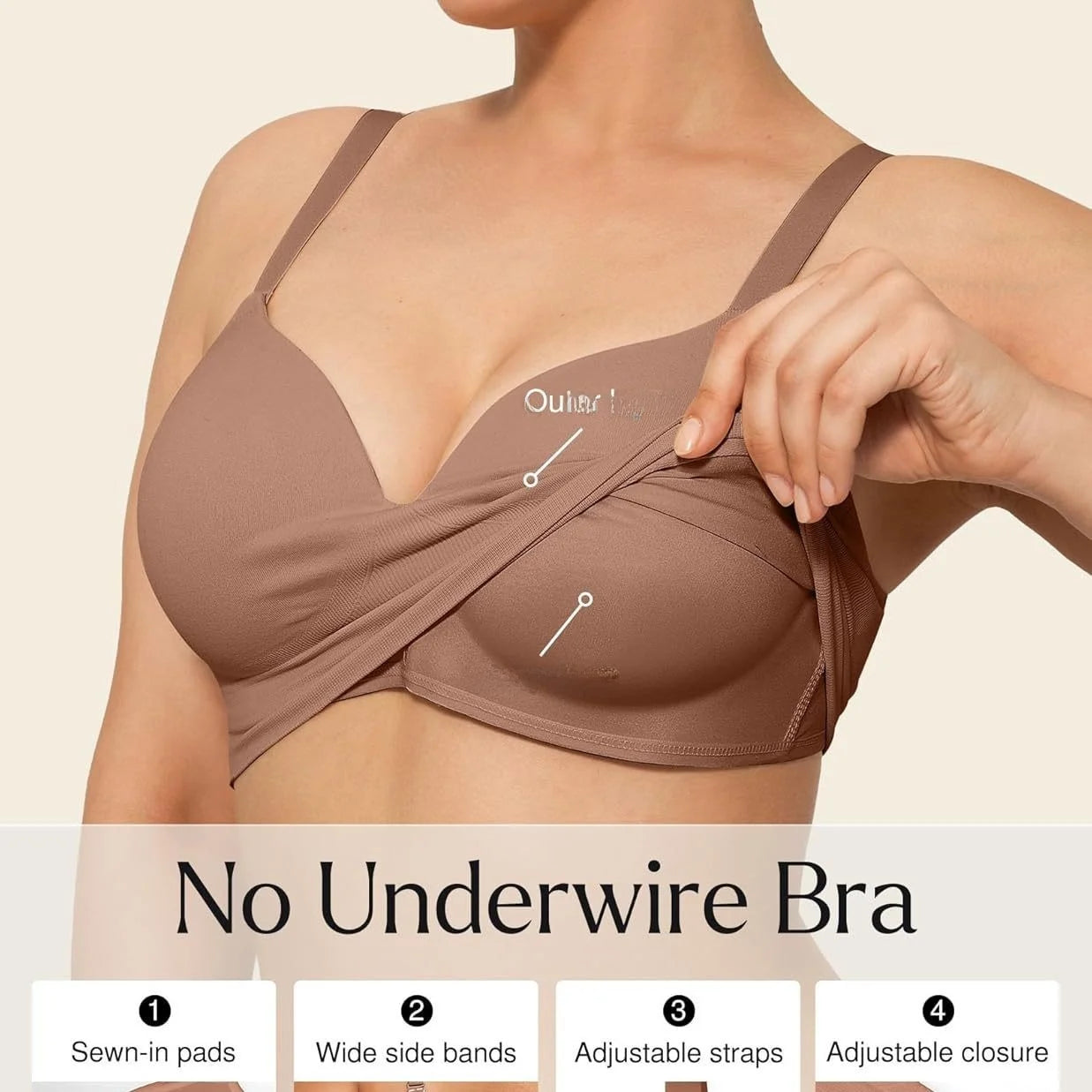 SilkSoft™ Nahtloser Push-Up BH