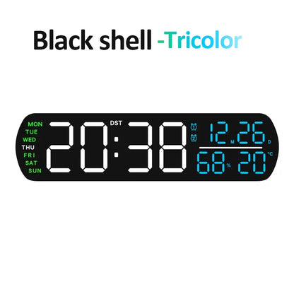 LumiTime™ RGB – Smarte 360° LED-Wanduhr mit Remote-Control