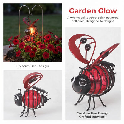 CharmLight™ – LED Gartenfigur mit Vintage-Charme
