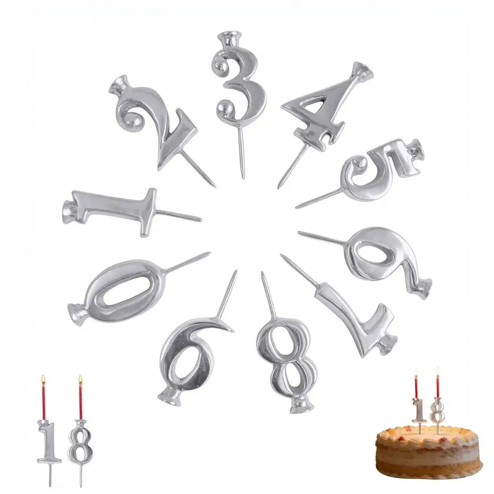 Wiederverwendbare Zahlen-Kerzenhalter