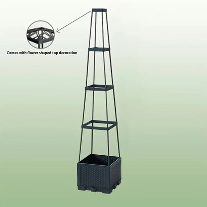 GrowTower – Rankgitter mit Pflanzkasten