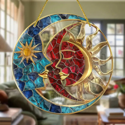 VividGlass – Handgefertigter Buntglas-Sonnenfänger