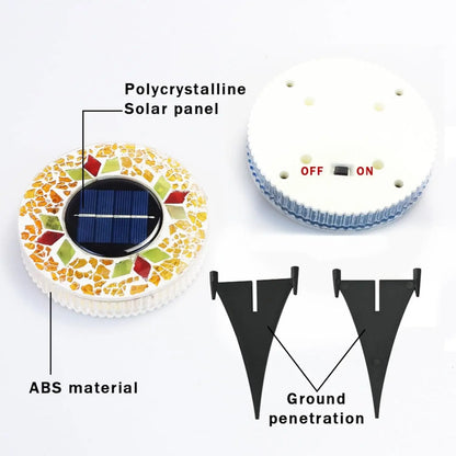 MosaicGlow™ – Solar-Gartenleuchten für Magische Abende