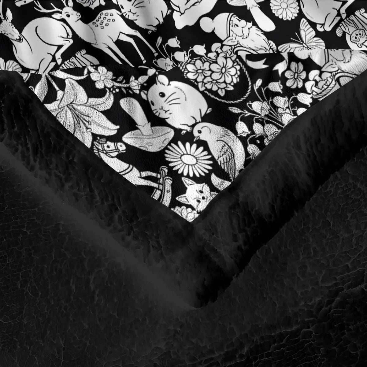 Pintolia Kuscheldecke, Sherpa-Rückseite im Detail