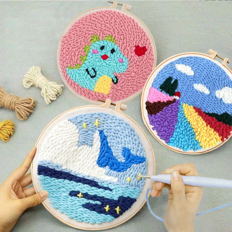 StitchMagic™ – Das Kreative Punch Needle Set