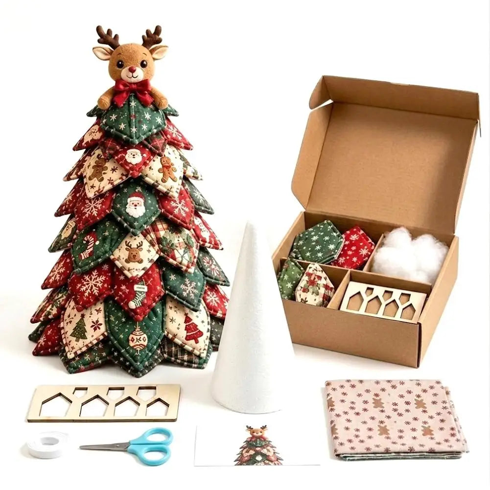 Filzora – DIY Stoff-Weihnachtsbaum Nähset