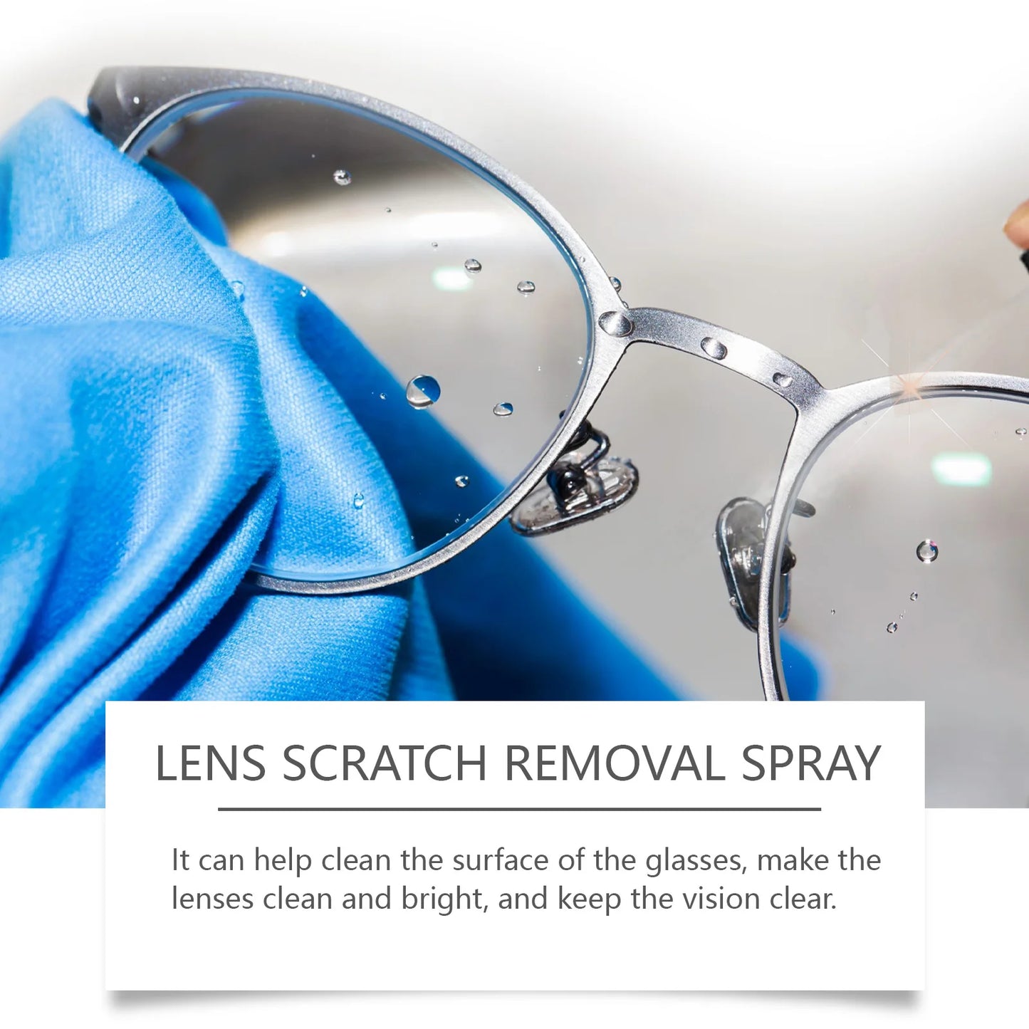 ClearLens™ – Kratzentferner-Spray für Brillengläser