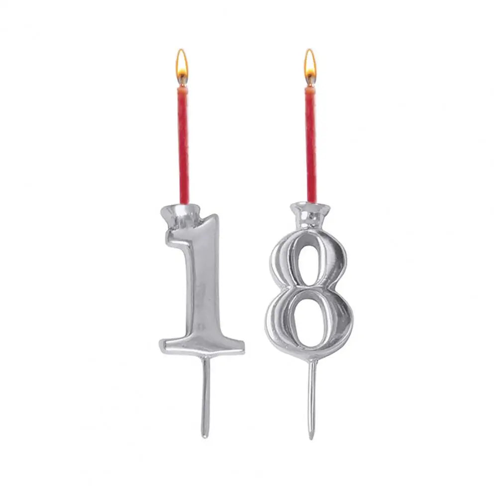 Wiederverwendbare Zahlen-Kerzenhalter